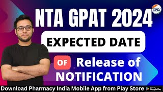 GPAT 2024 EXAM EXPECTED DATE  CHECK COMPLETE DETAILS [upl. by Mella460]