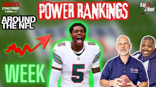 NFL Power Rankings TWO NFC North teams in Top5  Around the NFL [upl. by Enenej]