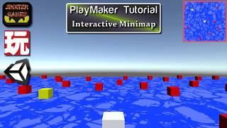 Unity Playmaker  Interactive Mini map [upl. by Ayrb]