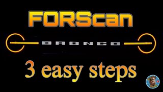 FORScan for new Ford Bronco [upl. by Gilpin]