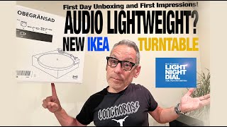 Is the NEW IKEA Turntable a Lightweight Unboxing and 1st Impressions [upl. by Leahciam]