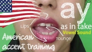 American Accent Training  Part 02  Vowel sound AY  Free English Lesson  ESL [upl. by Ycnahc]