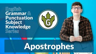 English Grammar amp Punctuation Subject Knowledge Series  Apostrophes [upl. by Elocn]