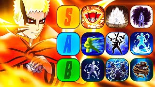 Naruto To Boruto Shinobi Striker Substitution Jutsu Tier List [upl. by Bracci]