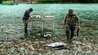 Combat fishing on Alaskas Kenai Peninsula [upl. by Fabiola573]