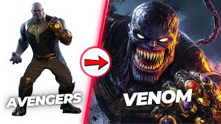 AVENGERS But VENOM 😈☣️All Characters Marvel amp DC 2024💥 [upl. by Esiuol418]