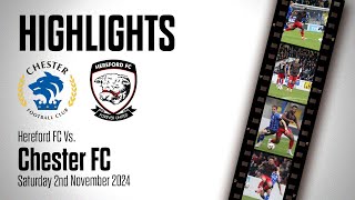 HIGHLIGHTS  Chester 30 Hereford [upl. by Maccarthy]