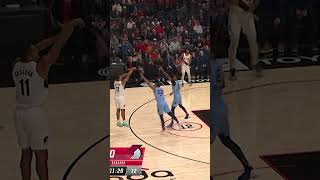 MALCOLM POR TRES 🔥  Portland Trail Blazers vs Memphis Grizzlies  nba trailblazers highlights [upl. by Mccomb]