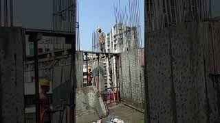 Ply board slab shuttering workconstruction school [upl. by Ayikat804]