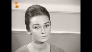 Audrey Hepburn French Interview 1959 [upl. by Bradeord]