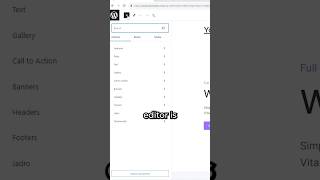 The GameChanging WordPress Block Editor Improve Your Website Performance Now shorts [upl. by Marijo16]
