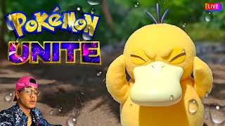 Psyduck Pokemon Unite Live   Making Builds [upl. by Siulesoj]