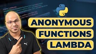 42 Python Tutorial for Beginners  Anonymous Functions  Lambda [upl. by Lothario332]