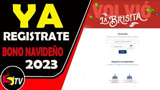 YA LA PÁGINA ESTÁ FUNCIONANDO REGÍSTRATE – COMO REGISTRARSE EN EL BONO NAVIDEÑO 2023 [upl. by Ainala]