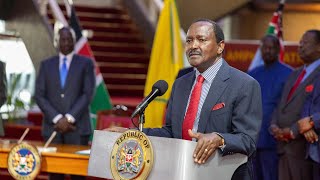 Remove police from our roads and sack IG Koome Kalonzo Faces President Ruto [upl. by Sholes401]