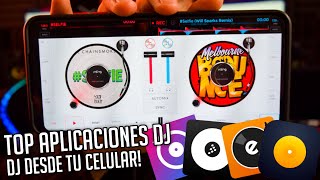 TOP LAS 4 MEJORES APLICACIONES DE DJ PARA MEZCLAR MUSICA [upl. by Stroud]