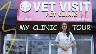 My Clinic Tour  Vet Visit Pet Clinic  Vet Visit [upl. by Hodess]