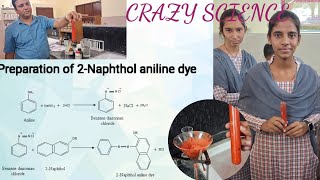 Preparation of 2Naphthol aniline dye 12th Chemistry Practical azo dye test [upl. by Dibri619]