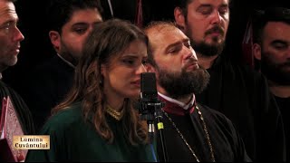 Agni Parthene RomanianArabicGreek  Ribale Wehbé  Arch Mihail Buca and Tronos Choir Live [upl. by Cohe]