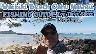 Fishing Guide Waikiki Beach  Honolulu Oahu Hawaii [upl. by Yrgoerg]