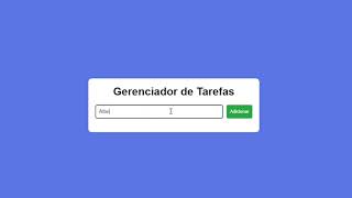 Gerenciador de tarefas em HTML CSS e JavaScript [upl. by Nairehs]