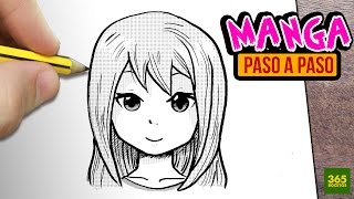 COMO DIBUJAR UN ROSTRO MANGA  COMO DIBUJAR ROSTRO MANGA DE MUJER  How to draw manga [upl. by Odab]