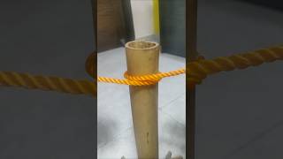 Great Clove Hitch Quick easy reliable trending viralvideo shorts diy knottying [upl. by Dmitri]