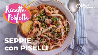 💚🦑 SEPPIE con PISELLI  la RICETTA PERFETTA di GZ😍✨ [upl. by Plantagenet682]