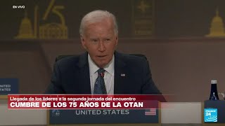 Biden quotPodemos defender el territorio y lo vamos a hacer juntosquot [upl. by Revilo]