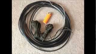 Bugout Bag VHF or UHF Coax Cable Antenna [upl. by Ennayelsel]