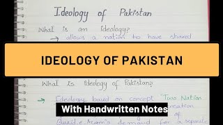 Ideology of PakistanIdeological Basis of Pakistan amp TwoNation theory [upl. by Dianna]