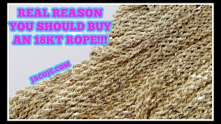 Buy an 18KT ROPE for this reason only [upl. by Shank]