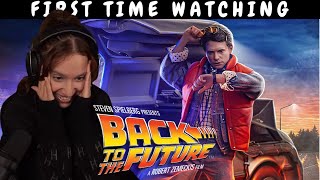 Back to the Future 1985 ♡ MOVIE REACTION  FIRST TIME WATCHING [upl. by Ehsiom]