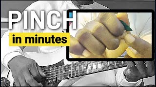 How to play Pinch Harmonics the Easy way  Guitar techniques [upl. by Britney]