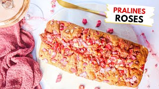 Recette du cake aux pralines roses facile et rapide [upl. by Flieger262]