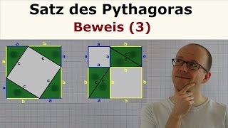 Satz des Pythagoras  Beweis 3 [upl. by Annayi581]