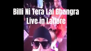 Billo Ni Tera Lal Ghagra Acoustic version live on stage in Lahore [upl. by Rimat]