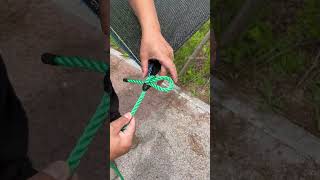 Incredible Tarp Corner Knot  simple but works [upl. by Alih993]