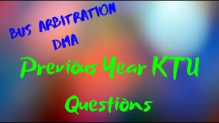 Bus Arbitration in DMA with Previous Year Questions coa Malayalam  Last Minute Study S4 CSE COA [upl. by Kinchen443]