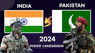 India vs Pakistan Military Power Comparison 2024  Pakistan vs India Military Power 2024 [upl. by Ivon]