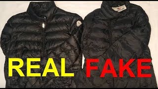 Real vs Fake Moncler jacket How to spot fake Moncler [upl. by Boar]