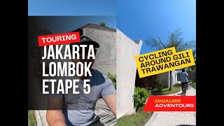 Touring Jakarta  Lombok Etape 5  Cycling Gili Trawangan  XMAX 250 [upl. by Leacock]