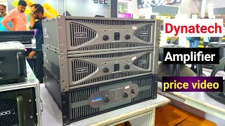 Dynatech Amplifier price video dj tech Bihar Kolkata dj expo 2023 [upl. by Aiyn]