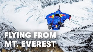 World Record BASE Jump from Mt Everest [upl. by Ytsanyd567]