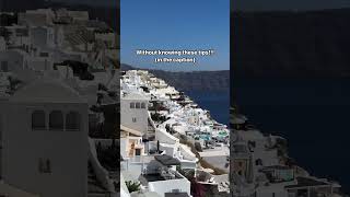 5 MUSTKNOW Tips for Visiting Santorini 🇬🇷👇🏼 [upl. by Feliza]