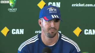 BBC Sport Kevin Pietersen reacts to Geoffrey Boycott mug comments [upl. by Edgard]