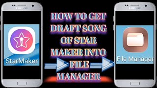 Star maker draft locationWhere to get draft song of starmaker into file manager100 workingNo app [upl. by Lemaceon240]