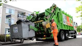 VDK Pusher 2000 vuilniswagen Suez  Trashtruck VDK [upl. by Salohcin]