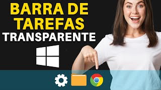 Como Deixar Barra de Tarefas Transparente e Centralizada no Windows 10 [upl. by Ardeen853]