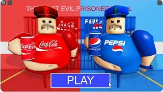 COCACOLA Vs PEPSI BARRYS PRISON RUN OBBY [upl. by Ramed352]